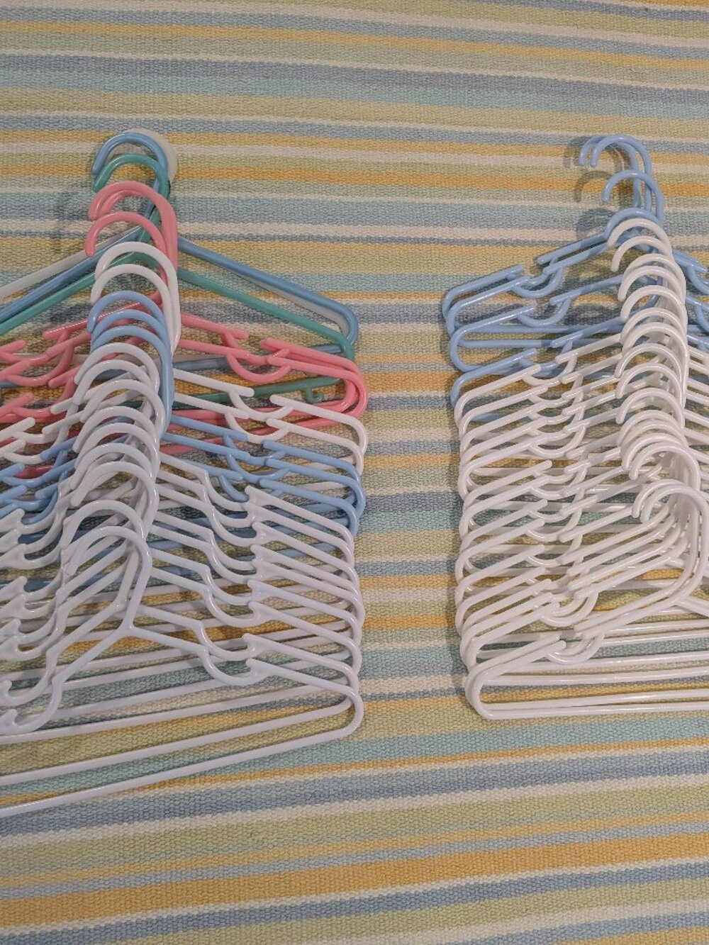 Lot of 40 Kids Plastic Hangers